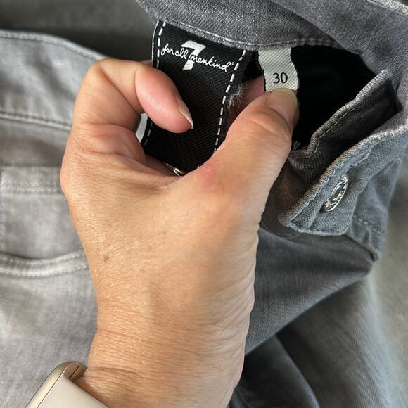 7 for all mankind weightless denim Slimmy size 30 Jean - Picture 5 of 5